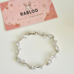 Pink Tulip Vine Bracelet