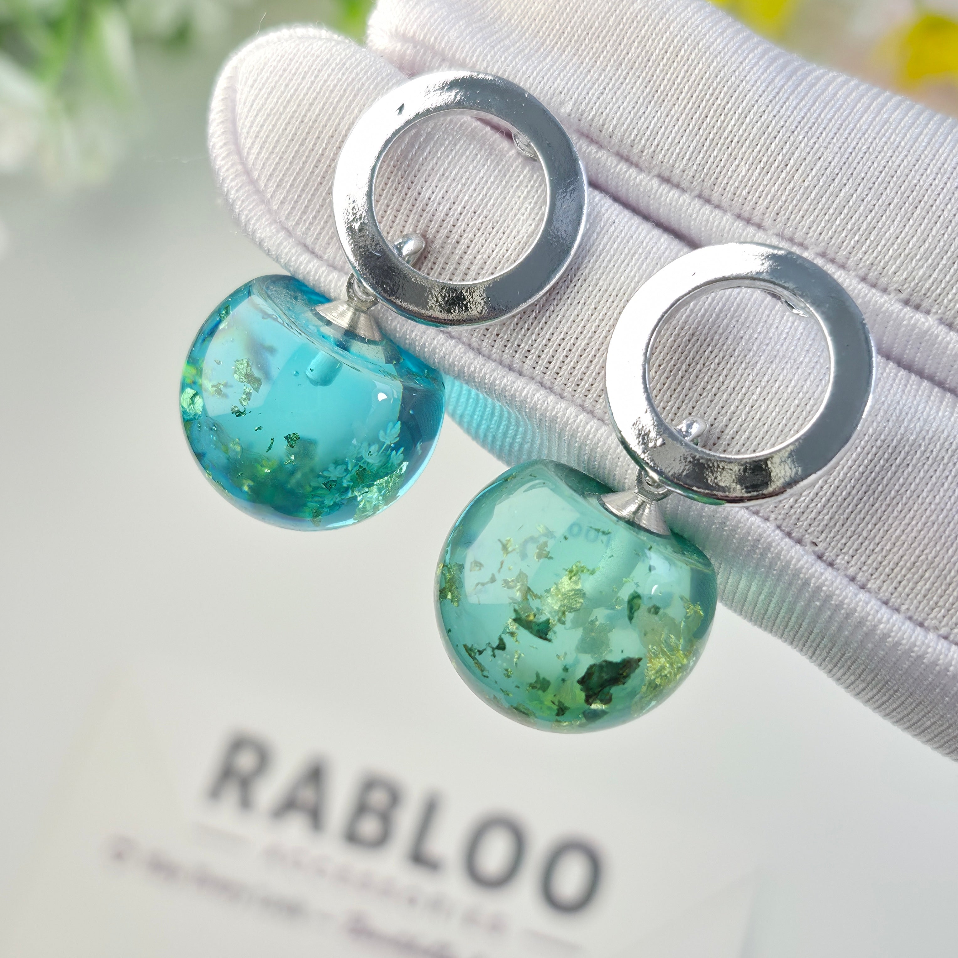 Aqua Aura Studs