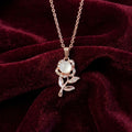 Blooming Love Rose Pendant