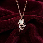 Blooming Love Rose Pendant