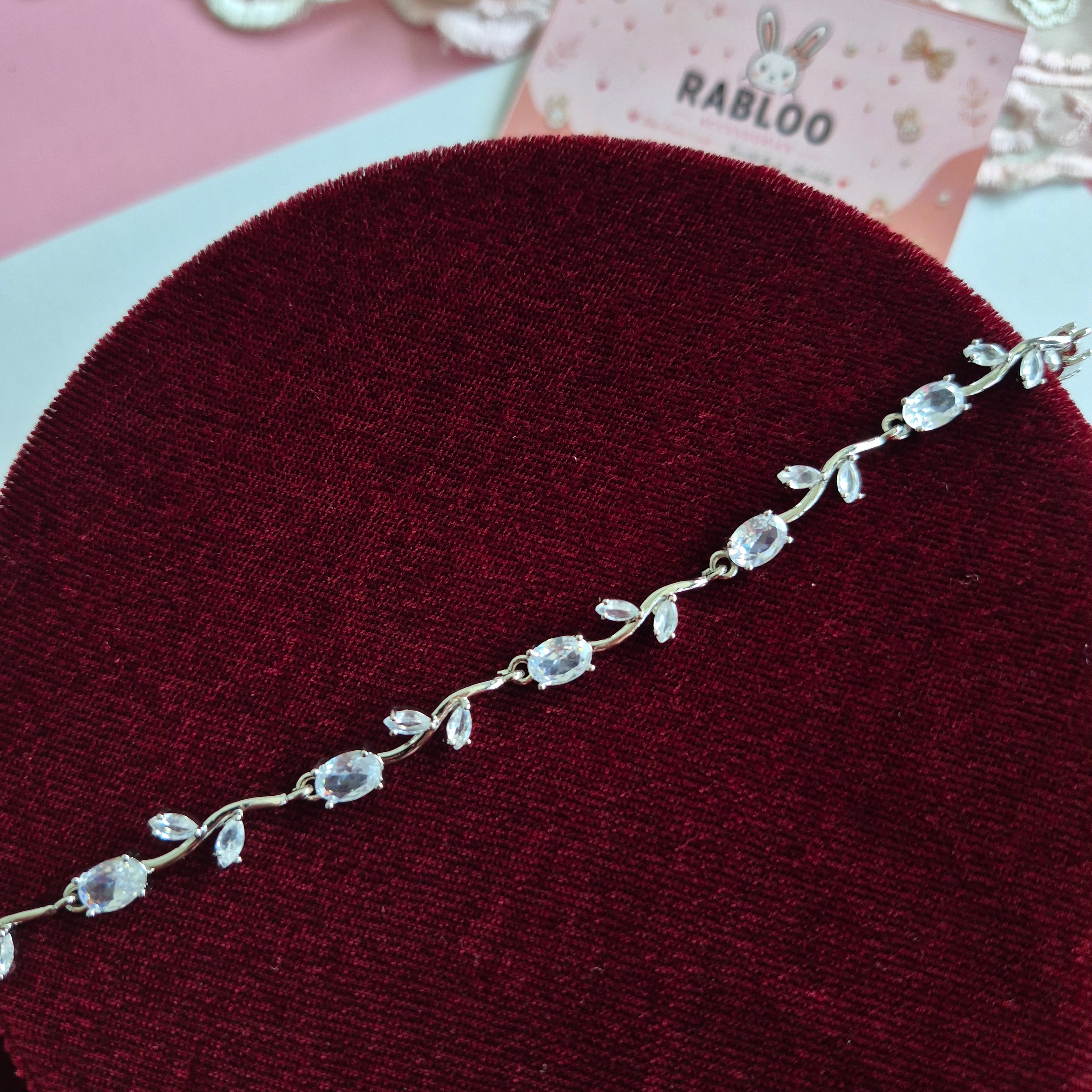 Pink Tulip Vine Bracelet