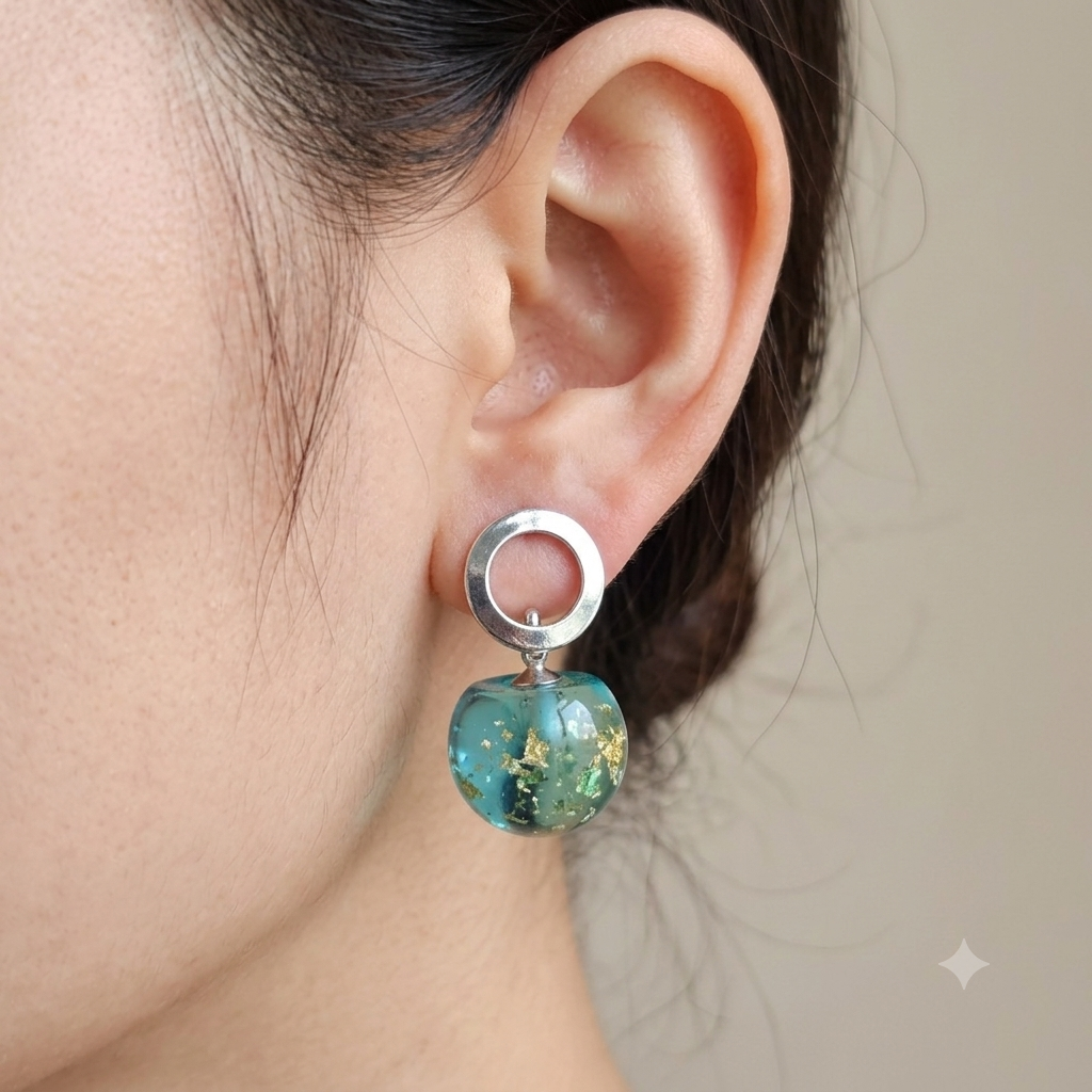 Aqua Aura Studs
