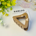 Warm Camel Triangle Claw Clip