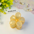 Honey Sunshine Jelly Bloom Claw Clip