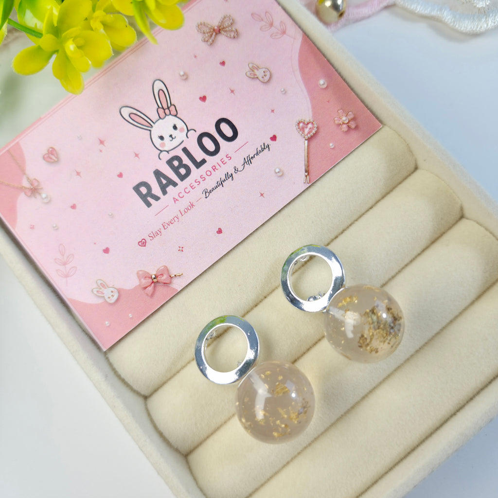 Clear Aura Studs