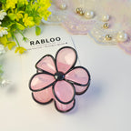 Noir Frame Jelly Rose Claw Clip