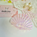 Iris Pink Mermaid shell claw clips