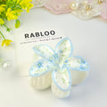 Sky Blue Sweet Charm Plumeria Claw Clip
