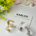 Golden Endless Sparkle Hoops