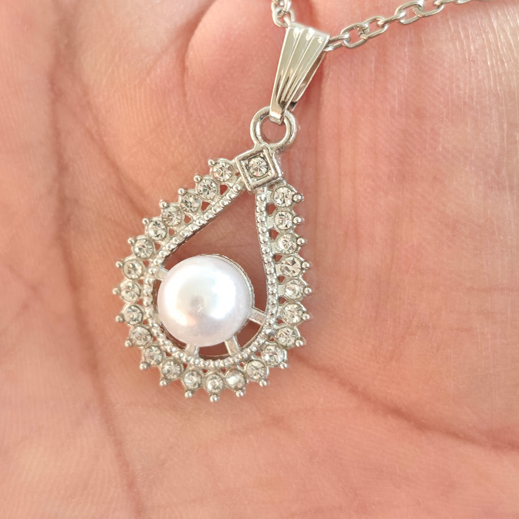 Radiant Grace Pearl Necklace