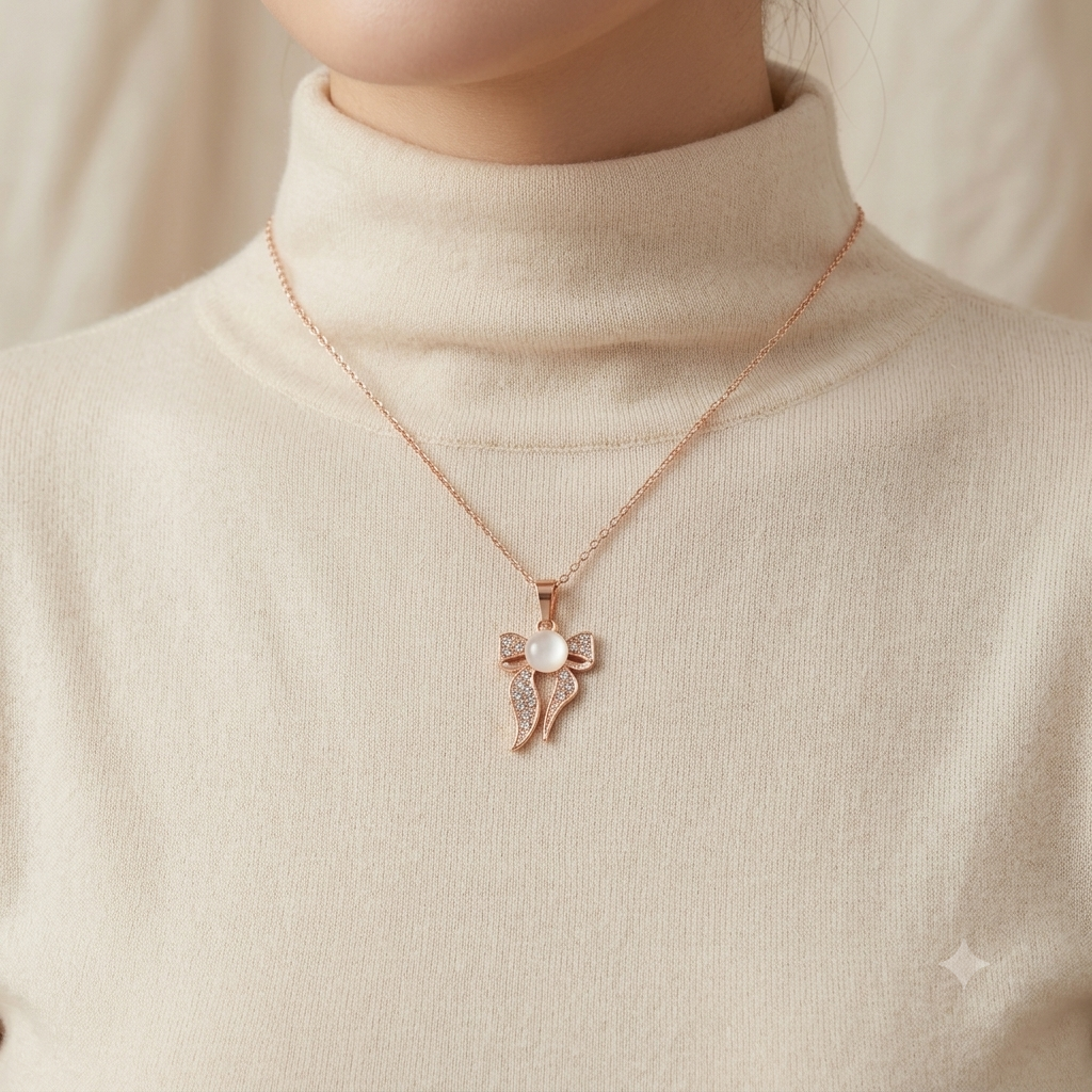 Tender Ribbon Grace Pendant