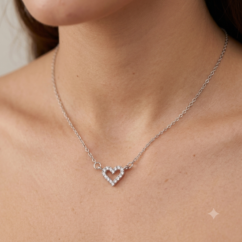 Purest Spark Heart Necklace