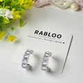 Silver Endless Sparkle Hoops