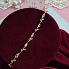 Pink Tulip Vine Bracelet