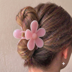 Blush Milk Jelly Rose Claw Clip