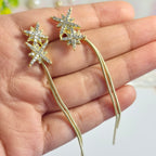 Starburst Convertible Chain Earrings