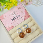 Amber Aura Studs