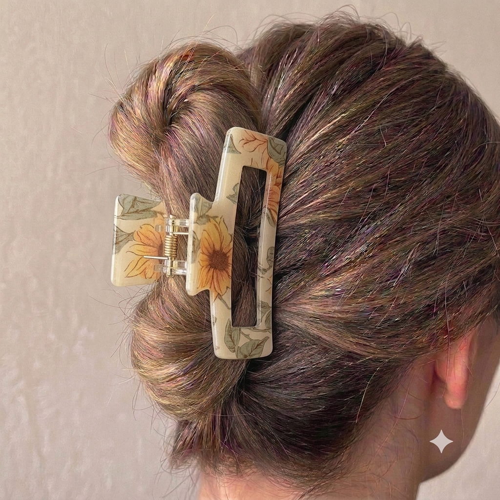 Belle’s Meadow Sweet Charm Claw Clip