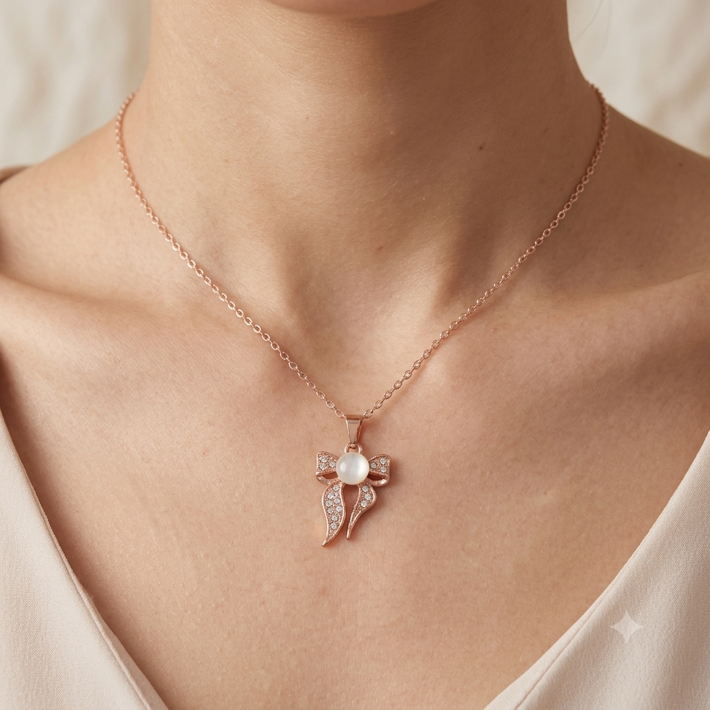 Tender Ribbon Grace Pendant