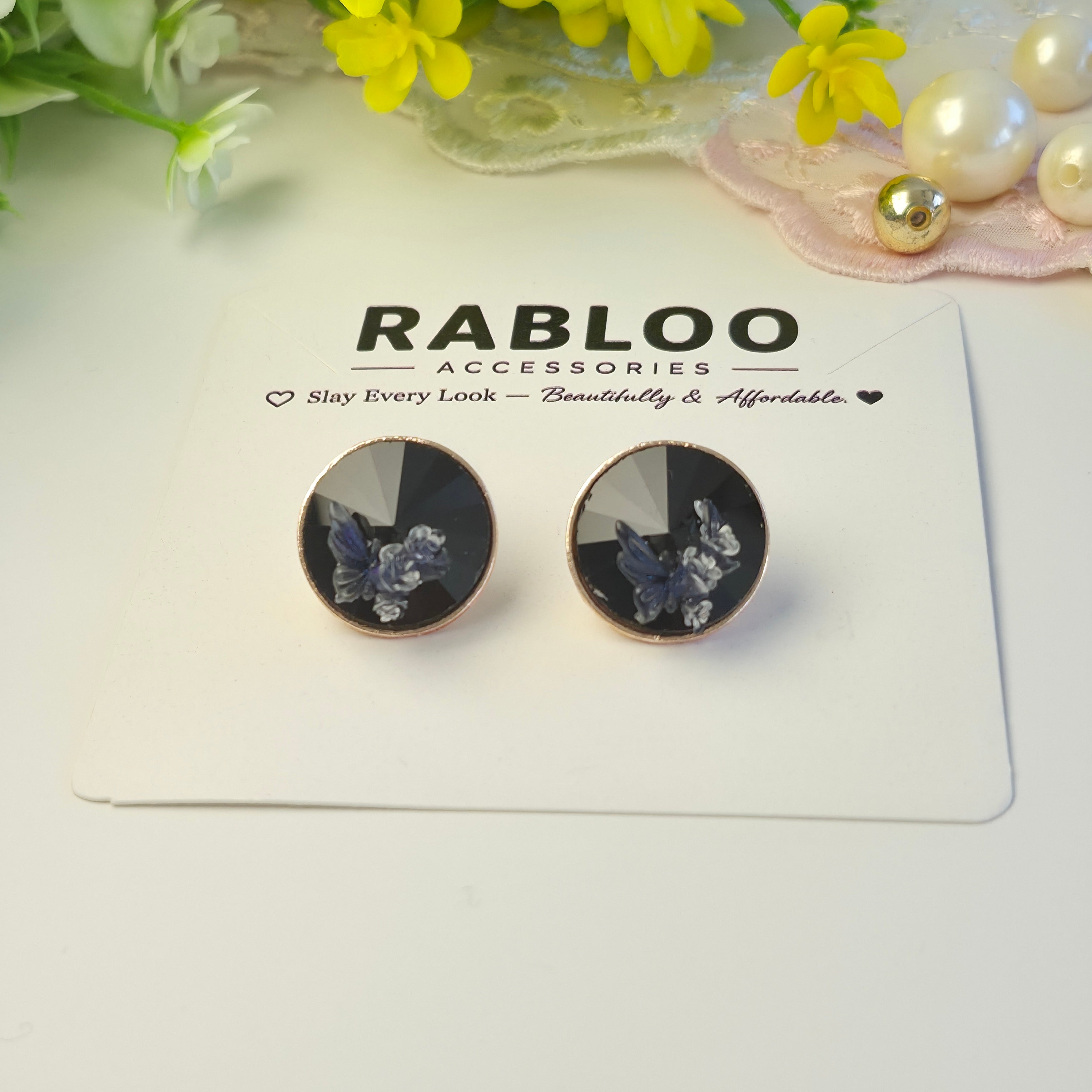Midnight Tinker Bell Studs